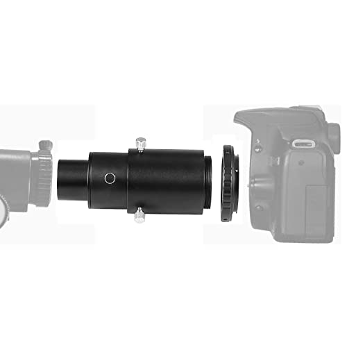 Celticbird 1.25'' Variable Telescope Camera Adapter For Prime Focus And Eyepiece Projection Astrophotography Threaded — Compatible With Canon Eos Slr/Dslr Cameras #TOP5