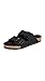 Price comparison product image Birkenstock Arizona Black Shearling Suede Unisex Sandals 42 (US Women's 11-11.5)