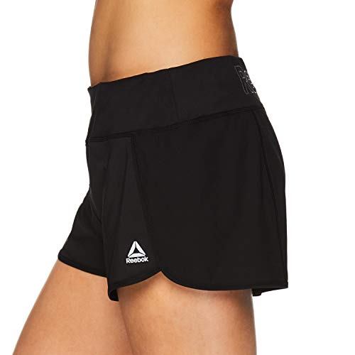 Reebok Women's Athletic Workout Shorts - Gym Training & Running Short - 3 Inch Inseam - All Day Black, X-Large #TOP18