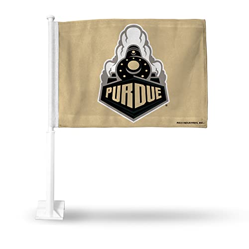 Rico Industries NCAA Purdue Boilermakers Train Double Sided Double Sided Car Flag - 16