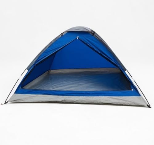 Image of 3 Person Camping Tent | Water Resistant |UV Protection|Wind Ready |Portable | ET1103 | Navy Blue
