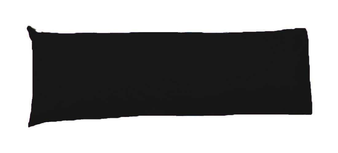 COMFY300 Bolster Pillow with Free Cover – Soft Support Cushion for Sleeping, Back, Neck & Leg Support – Comfortable Cylindrical Pillow for Bed & Sofa (Black, 6ft(72"))