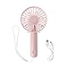 WYMGFD Ventola USB Pieghevole A Mano Ventilatori Ricaricabili Portatile Mini Ventilatore Elettrico Personale Ventilatore Manubrio Ventilatore Da Tavolo