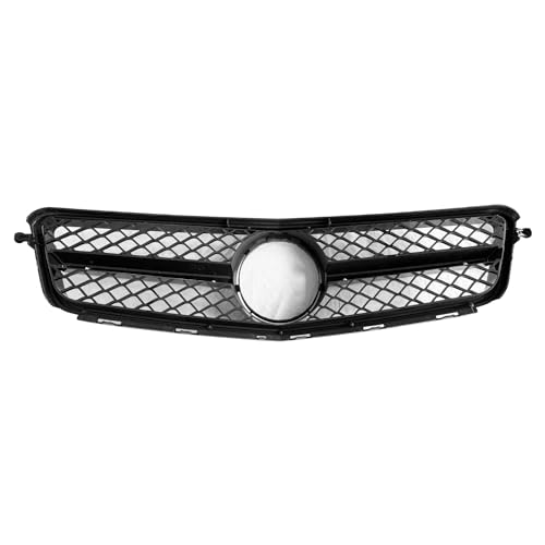 Collect Light AMG Style Front Bumper Grille For Mercedes Benz W204 C Class Grill C180 C200 C230 C250 C300 C350 2007-2014 (5 AMG Chrome-Black) by Collect Light - Used condition - Image 4