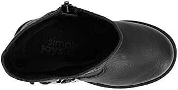 Simple Joys by Carter's Girls Jen Fashion Boot, Black, 4 Toddler | Image 3