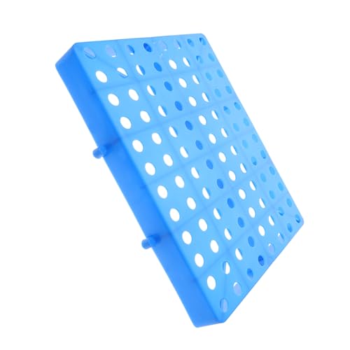 KONTONTY Palets de Plástico Resistentes con Rejilla Ventilada para Almacenamiento Interiores Palets Entrelazables para Sótanos y Almacenes