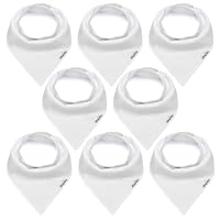 Algopix Similar Product 3 - KiddyStar Double Layer Bandana Bibs 