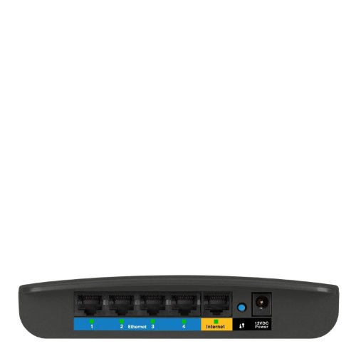 Image of Linksys E1200 2.4GHz Radio Frequency Wi-Fi Router, Transfer Rates of Up to 300Mbps- Black (E1200)