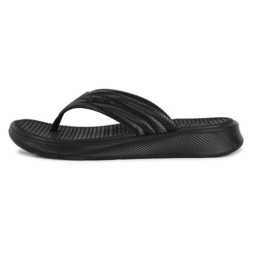 Image of Aqualite NEO-276 Men Slide Slippers with Comfotable EVA Sole Slip-On Flat Flip Flops, Sliders, Chappal & Comfort Insole Slipper for Men