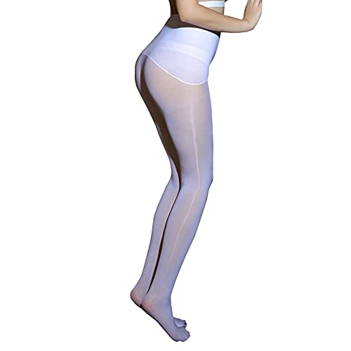 LESOYA Men 8D Nylon Ultrathin Seamless Pantyhose Oil Shiny Glossy Nylon Stockings Silky Shaping Tights