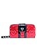 Disney Mickey and Minnie Red and Black Patent Embossed Wallet Standard - Classy Bound Accessory Standard
