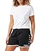 hummel Damen hmlAUTHENTIC Poly Shorts Woman, Black/White, S
