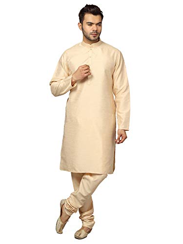 Image of Silk Blend Men's Kurta Pyjama Set /Kurta Pajama for Men