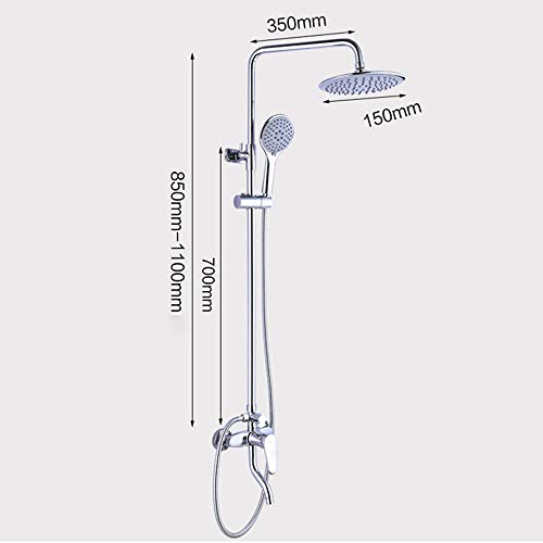 Ensemble de douche sans perforation idéal pour rénover facilement la douche sans percer