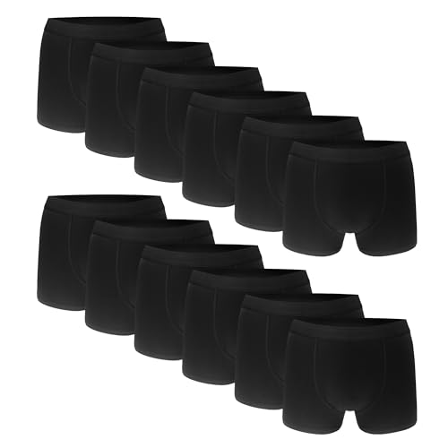 Uizuooy 12er Pack Boxershorts Jungen Baumwolle Unterhosen für Kinder...