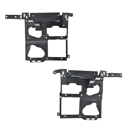 TRQ Driver & Passenger Side Headlight Bracket Compatible with 99-02 Chevrolet Silverado 1500 2500 00-06 Suburban 1500 2500 02-06 Tahoe LS LT 99-02 GMC Sierra 1500 2500
