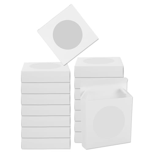 Boîte d'emballage pour savon haut de gamme en kraft blanc uxcell 16pcs