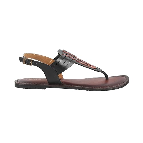Image of Metro Women Synthetic Leather Flat Sandal