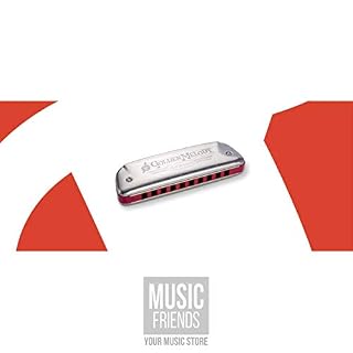 Hohner Golden Melody 542/20 CX – Harmonica, corps en plastique rouge - Les Beatles, Paul McCartney, John Lennon, RIngo Starr, George Harrison Hohner Golden Melody 542/20 CX – Harmonica, corps en plastique rouge – Image 5