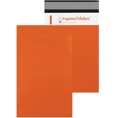 Image of Inspired Mailers - Poly Mailers 6x9-100 Pack - Orange Poly Mailers - Package Envelopes - 6x9 Poly Mailers Poly Bags - Packaging Bags - Poly Mailer 6x9 - Shipping Bag