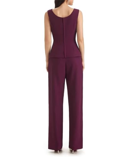 3 Pieces Mother of The Bride Pant Suits for Wedding Pant Suits for Women Chiffon Long Evening Gowns with Jacket3