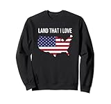 Photo Gallery land that i love america usa bandiera patriottica felpa Photo Gallery land that i love america usa bandiera patriottica felpa