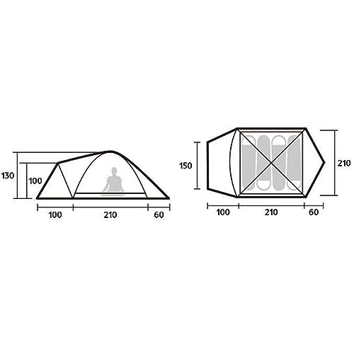 Carpa de Camping para 1 Persona para Exterior miniatura 6