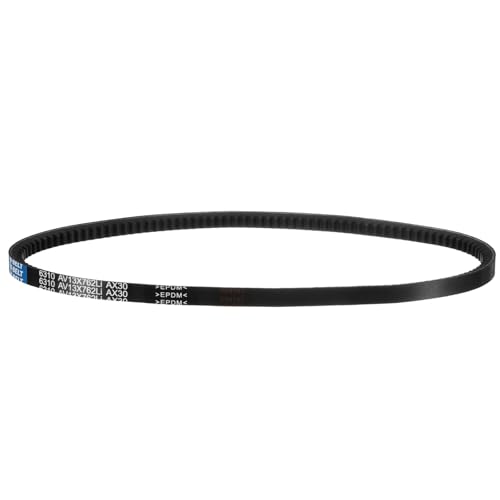 Image of AX30 Belt, Raw Edge Cogged Industrial Rubber EPDM V-Belt, Pack of 1 | 1 /2 inch(13mm) Width x 30 inch(762mm) Inside Circumference x 5 /16 inch(8mm) Height