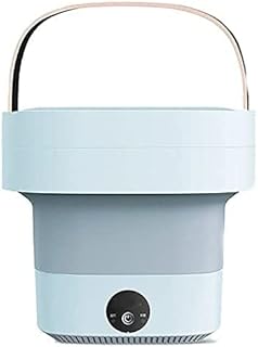 HHORB Machine À Laver Portative, Mini Machine À Laver De Stérilisation Antibactérienne Double Blu-Ray, Machine De Nettoyage De sous-Vêtements À Chaussettes À Faible Bruit, Capacité 4,5 L,Bleu