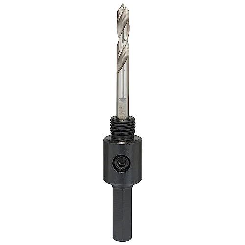 Bosch Professional Holesaw Hex Adaptor with Pilot Drill Bit, from 14 Mm to 30 Mm Diameter