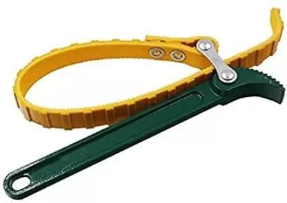 HARSHVANI 9" Belt Type Oil Filter Wrench Auto Tool Engine Box Spanner Oil Fuel Filter Wrench Tool Spanner Key Tool Yellow Belt 225 Single Sided Adjustable Wrench (B0CX94K1GV) Amazon Price History, Amazon Price Tracker