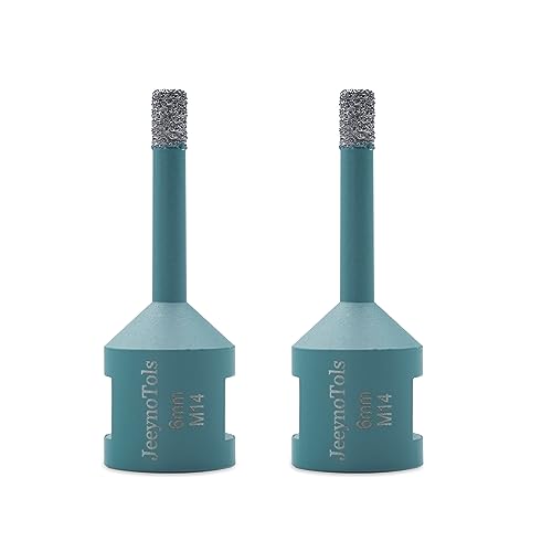 JeeynoTols Dry Diamond Core Drill Bit 2pcs 6mm