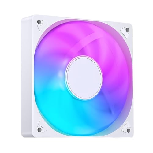 Ventilateur de boîtier 120mm ARGB White SL-120 5V 3Pin avec vitesse réglable 600-1500 tr/min