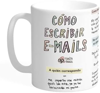 Pedrita Parker Taza desayuno - Como escribir un e-mail - Taza cer...