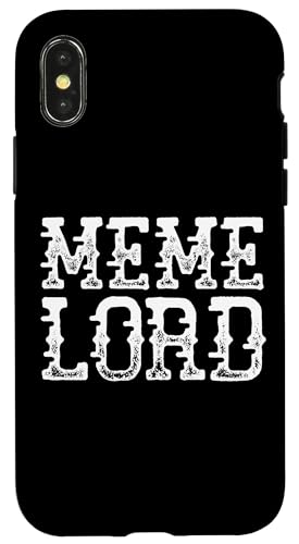 Meme Lord Official Dank Meme Gear For Gamer Meme Lords Case for iPhone X/XS
