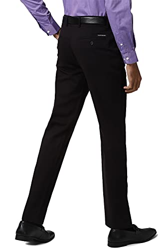 Image of Peter England Men Regular Fit Casual Trousers