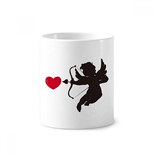Coupe en céramique Cupidon Angel Love 350ml pour brosse à dents et stylos