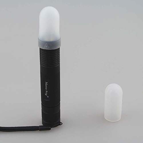 Lamp Covers 20x50mm Semitransparent Silica Gel Diffuser For Flashlight Head Diameter Within 20-24mm (5pcs/lot)