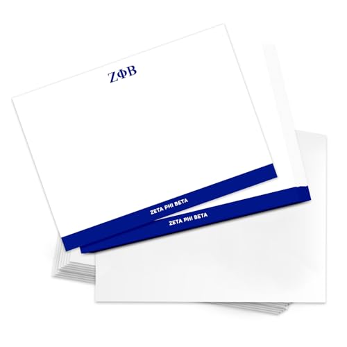 Image of Desert Cactus Zeta Phi Beta Notecards ZPB ZPhiB Divine 9 Stationery Cardstock 10 Pack Includes Envelopes Memo Party Thank You (Notecard Design D)