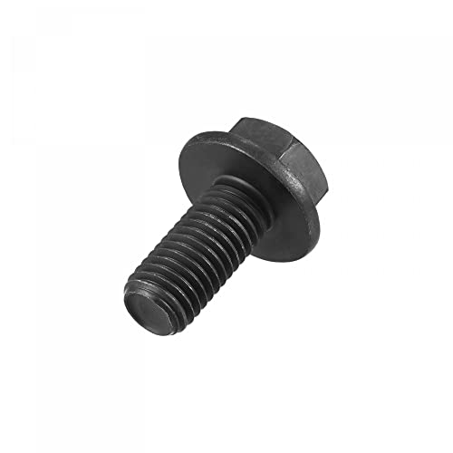 Image of uxcell Metric M14x30mm Hex Flange Bolts, 4pcs 10.9 Grade Carbon Steel Hexagon Head Screws
