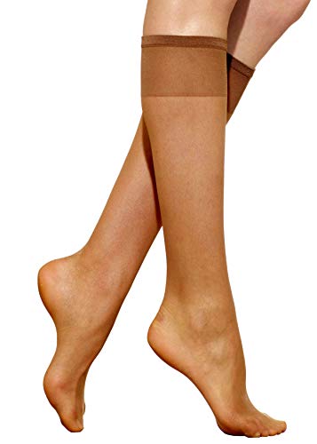 Silkies Women's Ultra Knee Highs with Energizing Support 3 Pair Pack