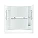 Sterling 72270103-V-0 Accord Vikrell 48-in X 75.75-in Shower Wall and Base Kit, White