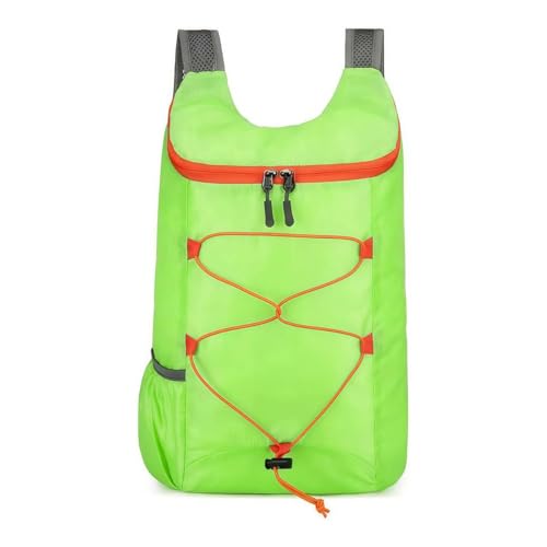 Mochila plegable 20L verde para senderismo y viaje miniatura 2