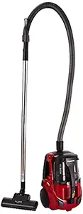 Panasonic 1800W Bagless 2.0L Vacuum Cleaner with Hepa Filter,Crevice Nozzle(MC-CL573R145, Red), Medium
