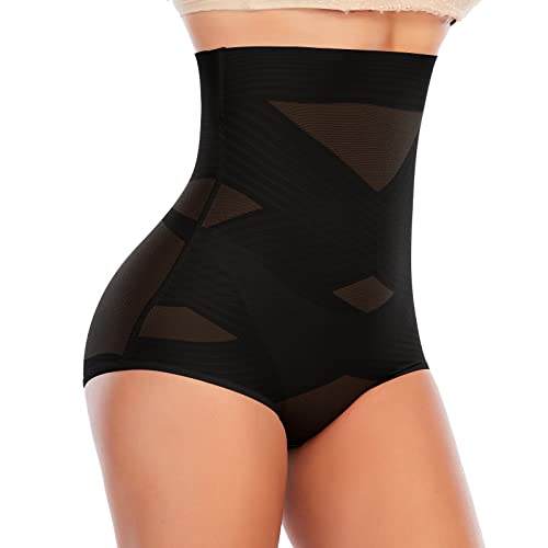 Image of Werena Tummy Control Shapewear Underwear for Women High Waisted Body Shaper Panties Shaping Briefs