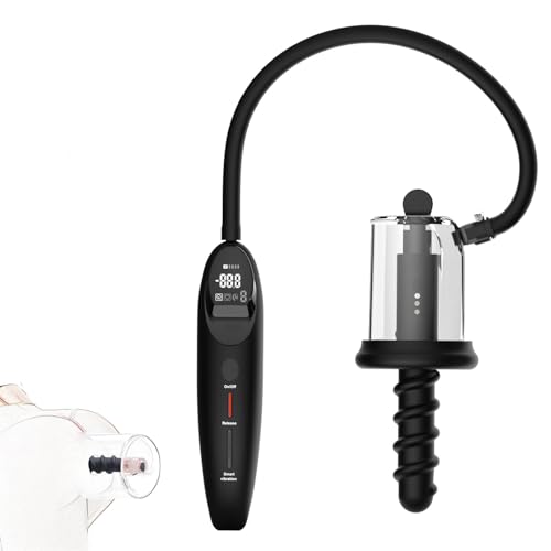 Jinqian Silikon Analplug mit Vakuum Pussy Analpumpe Anal Pumpe Butt Plug Set,Anal Sauger Vagina Sucker Prostata Massaager G-punkt Klitoris Analdildo SM Extrem Sexspielzeug für Frauen Männer