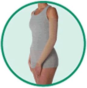 Arm Sleeve Long with Silicone Border, Beige, Size 4, Large, Compression 20-30 mmHg, Model 2001