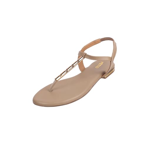 Image of Metro Women Synthetic Leather Flat Fashion Sandal