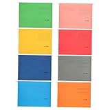 Mikikit 8 Stück Teiliges Hängeregister Farbige Stabile Papier und Ordner Verschleißfest Leicht...