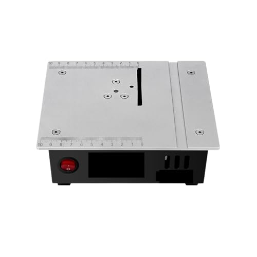 Mini Cut Off Machine, Mini Multi-Function Table Saw Electric Table Saw Small Household DIY Cutting Tools Woodworking Table Lathe Cutting Machine,for Cutting Brass Steel DIY